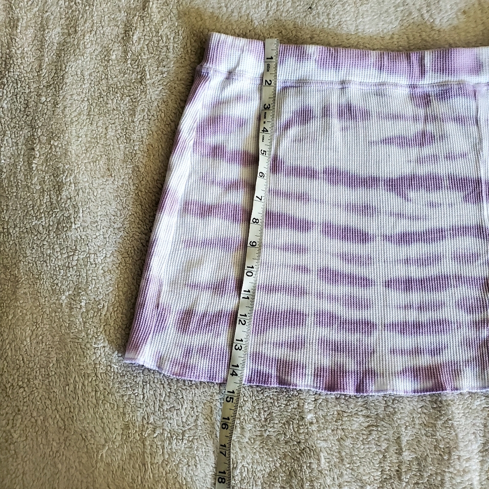Pac Care Purple Tie Dye Skirts M Spring Summer Fun - Picture 4 of 9